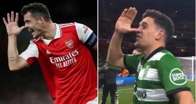 Sporting từng chế nhạo Xhaka.